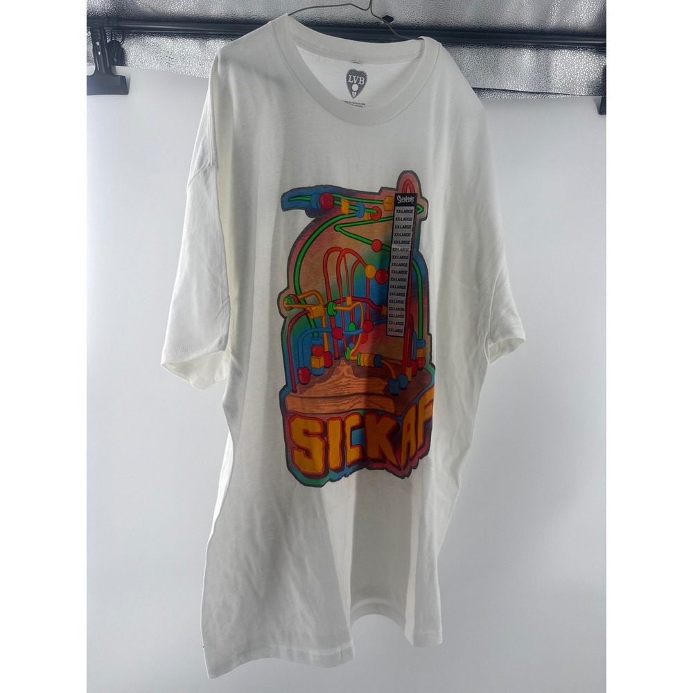 Ludwig Van Bacon Art Goodie Two Sleeves Sick AF Maze Graphic T-Shirt 2XL NWOT